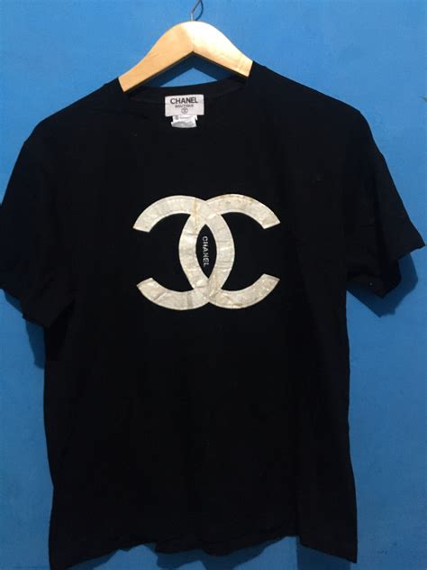 chanel black t shirt men|used chanel t shirts for men.